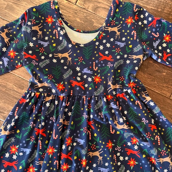 Hanna Andersson Winter Woodland Creature Dress - Picture 3 of 4